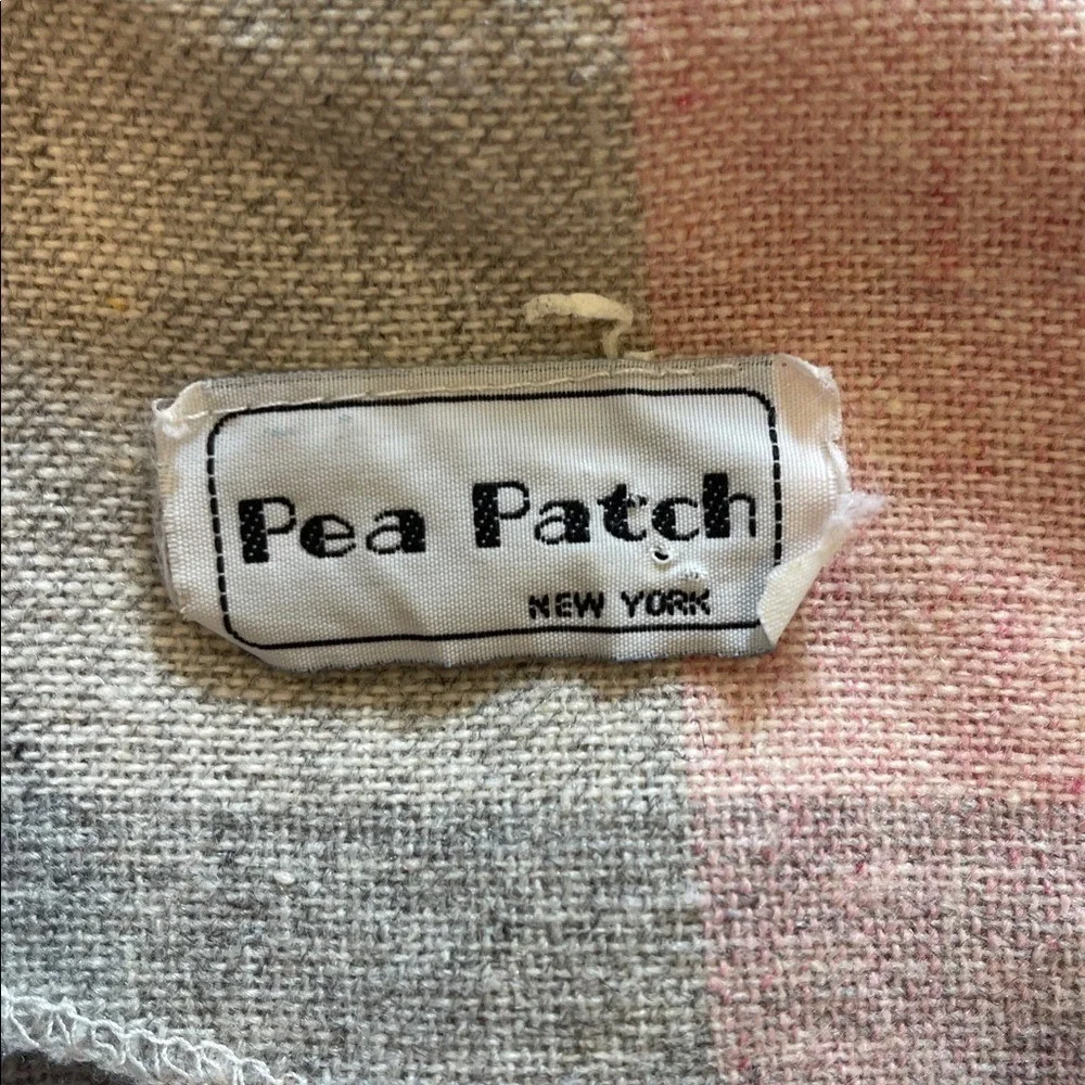 Pea Patch New York Vintage Pink‎ plaid Dress XS Small